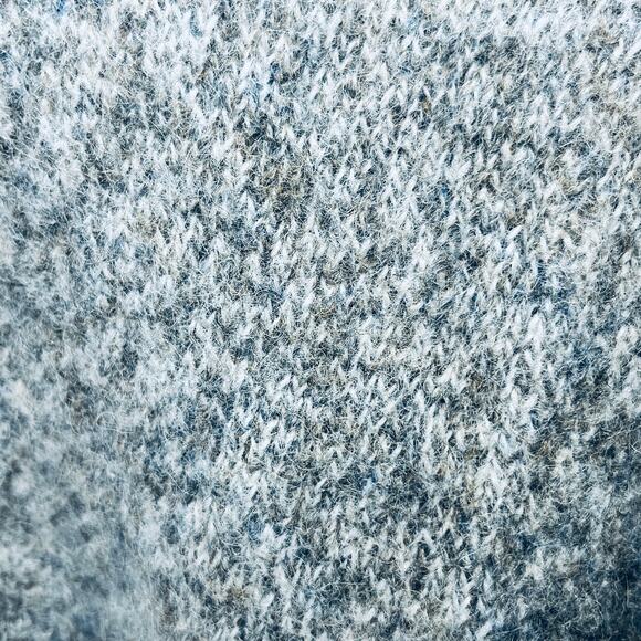 Woolrich VTG John Rich and Bros Sweater Oatmeal Beige 1/4 Zip Shetland Wool XL - Picture 2 of 6